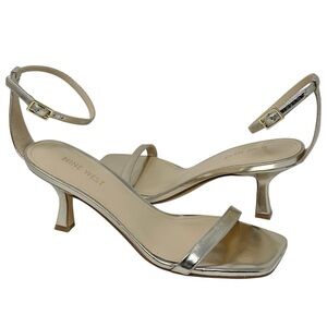 NEW Nine West Women's Rani Pump Muted Soft Gold Tone Metallic Heels 7